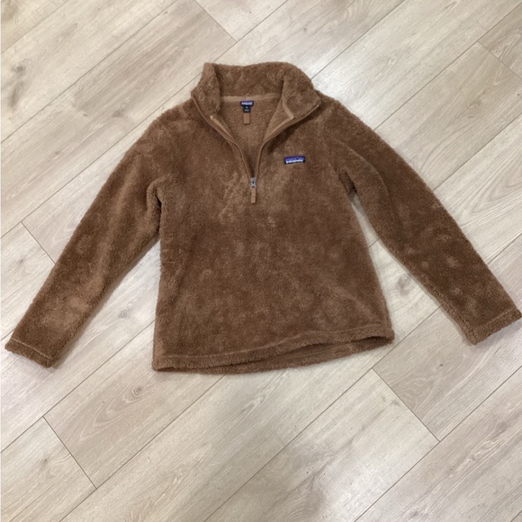 Patagonia Jackets & Blazers - Patagonia Brown Fleece Quarter-Zip Pullover